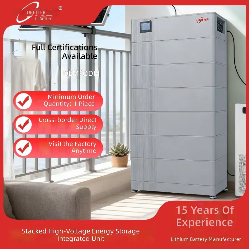 Solar Generator - Hochspannungs-Stapelbatterie für Haushaltsenergiespeicherung, Haushalts-Solarstromerzeugungssystem, Lithium-Eisenphosphat-Haushaltsbatterie