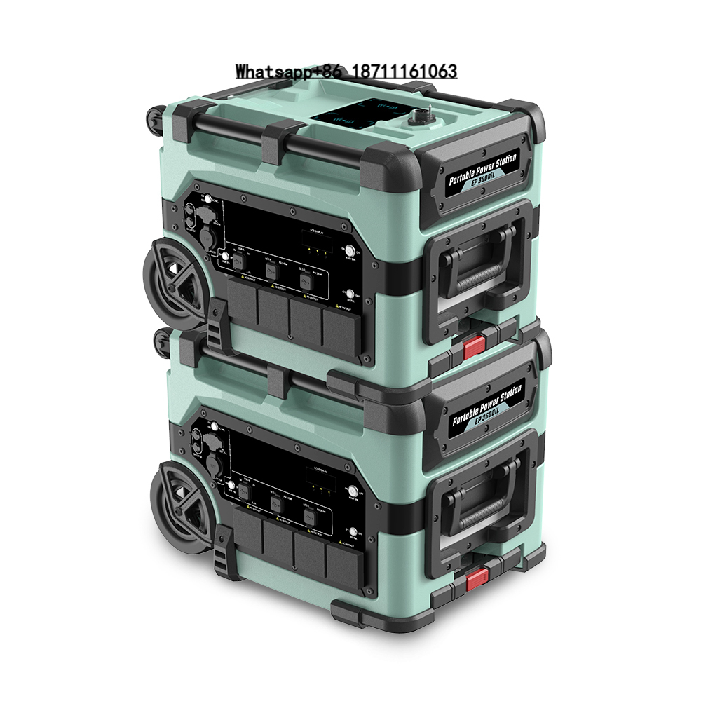 Solar Panel - Tragbare 7680Wh Smart-Überwachungssystem Mobile Powerstation Reine