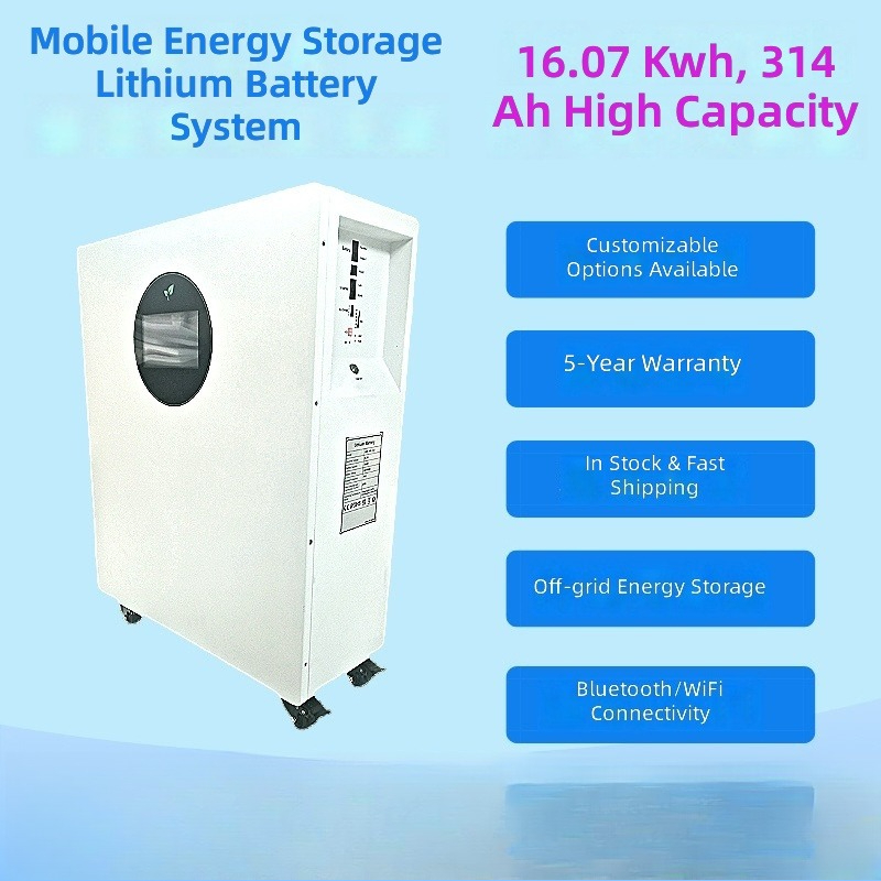 Solar Generator - 300AH314AH Hochleistungs-Lithiumbatterie 48V51.2V Haushalts-Solarstromerzeugungs- und Energiespeichersystem