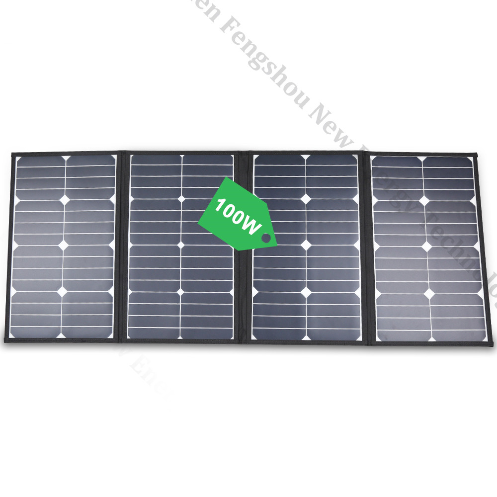 Tragbares 100-Watt-Falt-Solarp – Charge Controller Solar Bewertung und Preis