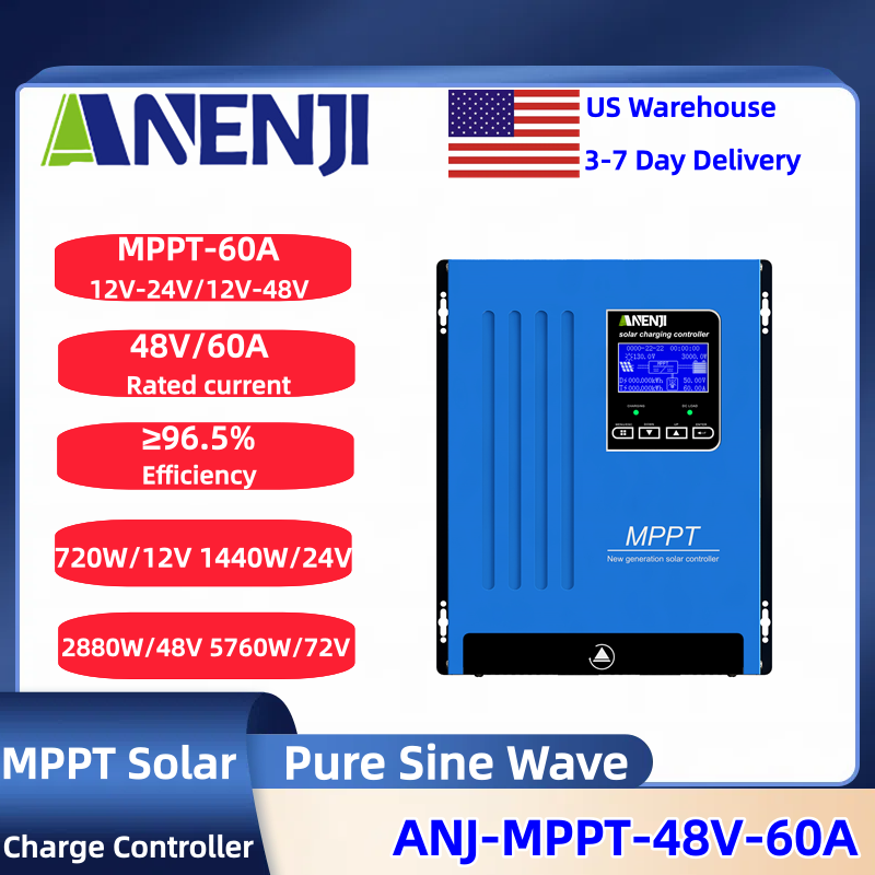 ANENJI MPPT 100A 80A 60A Solar – Charge Controller Solar Bewertung und Preis