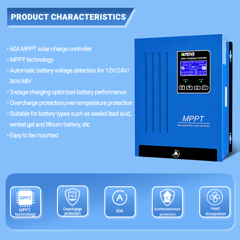 ANENJI MPPT 100A 80A 60A Solar – Charge Controller Solar Bewertung und Preis